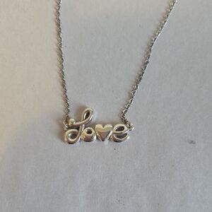 Brighton Silver Love Pendant Necklace